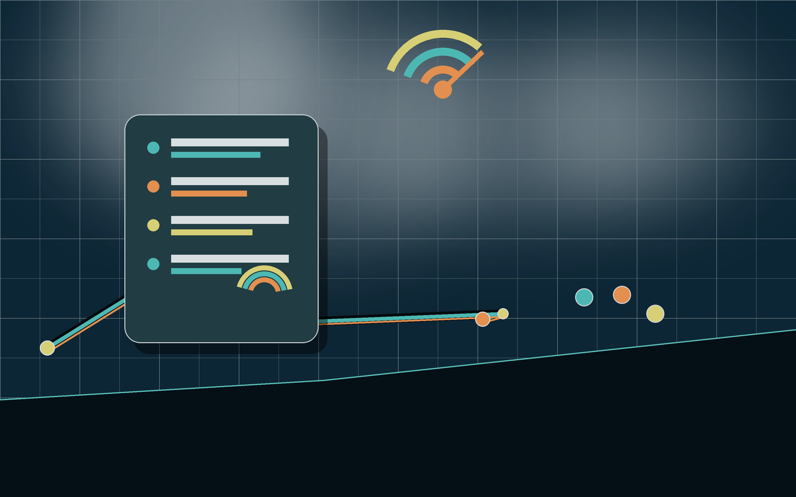 Readiness dashboard with score arcs and workout trend cards.