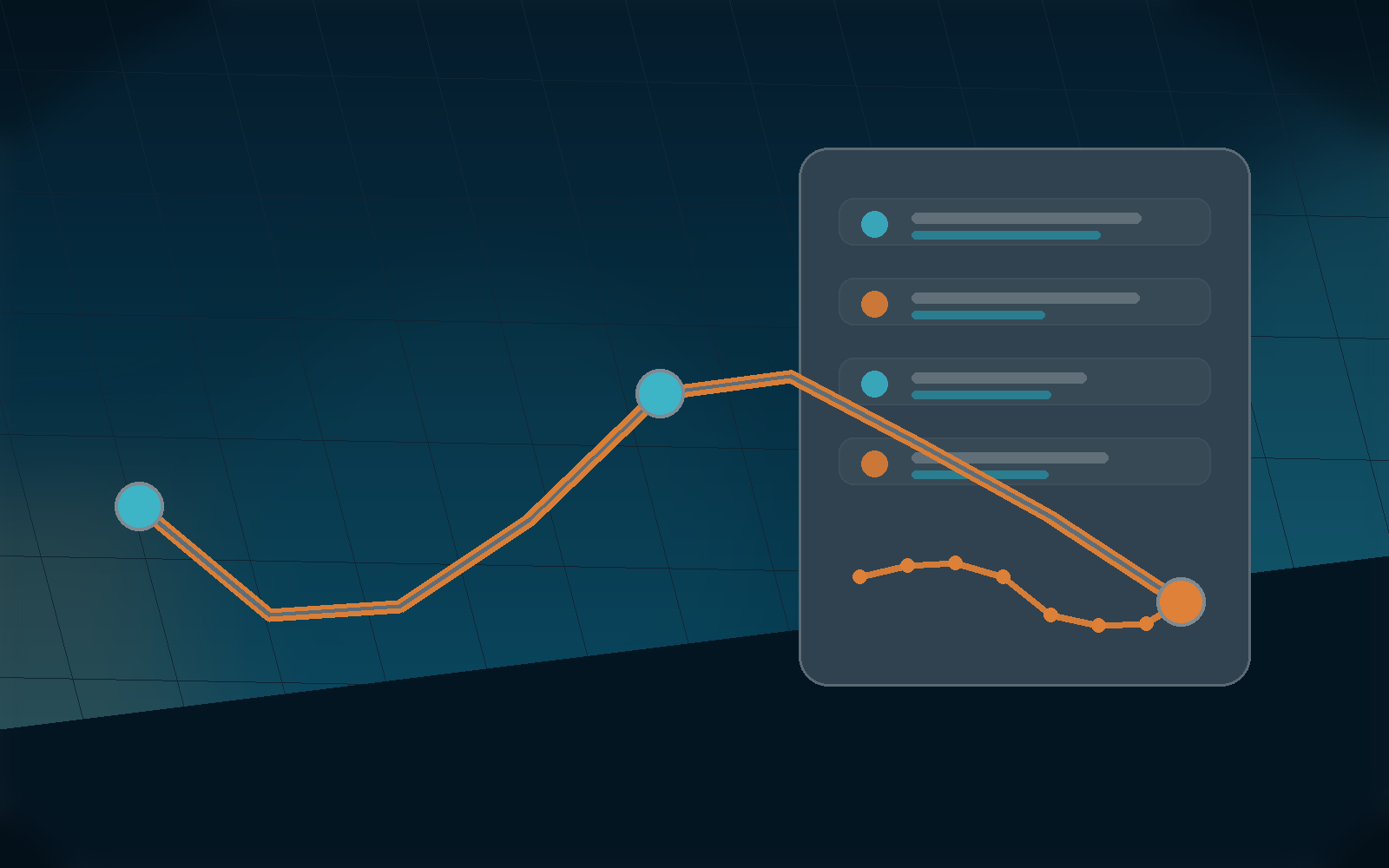 Triathlon race-build dashboard with route and training-load cards.